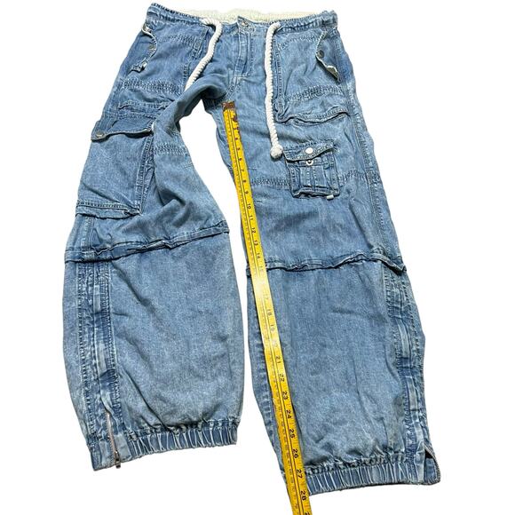 Free People - We the Free South Bay Utility Cargo Pants - Baggy Loose Fit - M - Picture 8 of 11